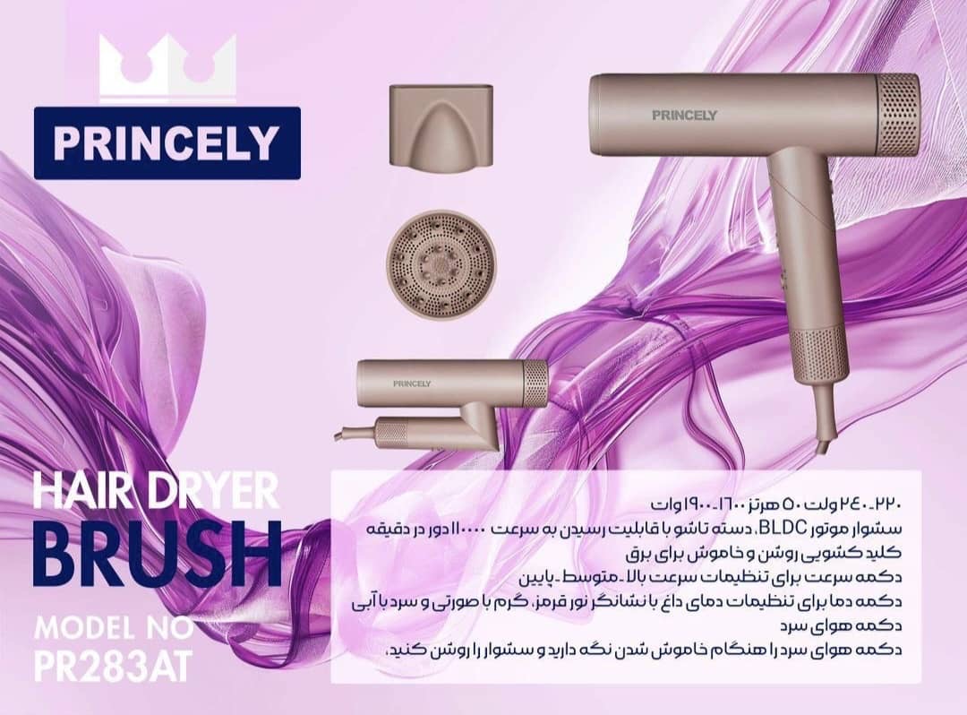 سشوار تاشو پرنسلی براشلس